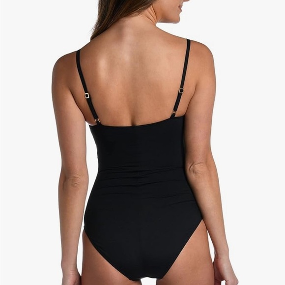 Island Goddess Rouched Body Lingerie Mio One Piece Swimsuit Size 14 - Picture 4 of 13